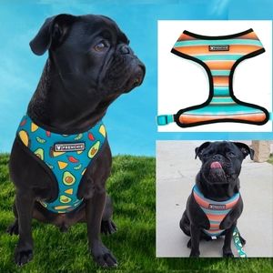 NWT Frenchie Dog Harness Taco Tuesday Reversible MEDIUM